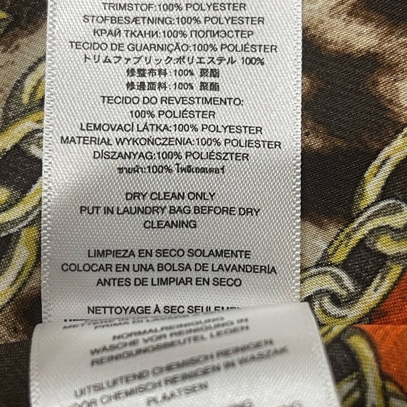 MICHAEL Michael Kors Brown and Orange Midi Dress Size S/M - Picture 13 of 13